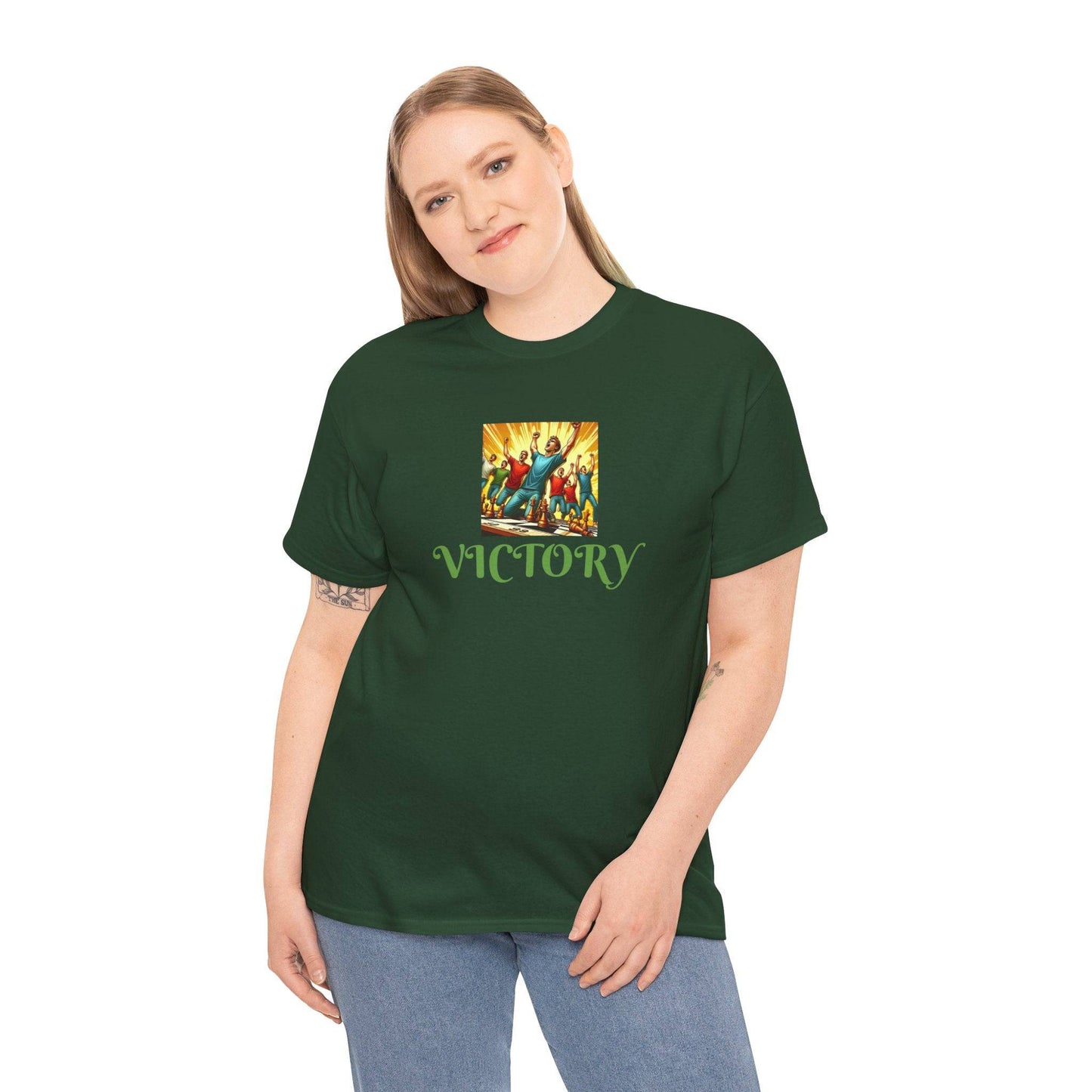 Victory Unisex Heavy Cotton Tee - Zion Legend Fashions