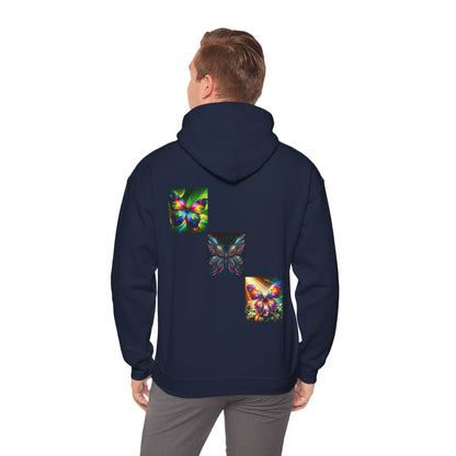 Butterflies Unisex Heavy Blend™ Hooded Sweatshirt - Zion Legend Fashions