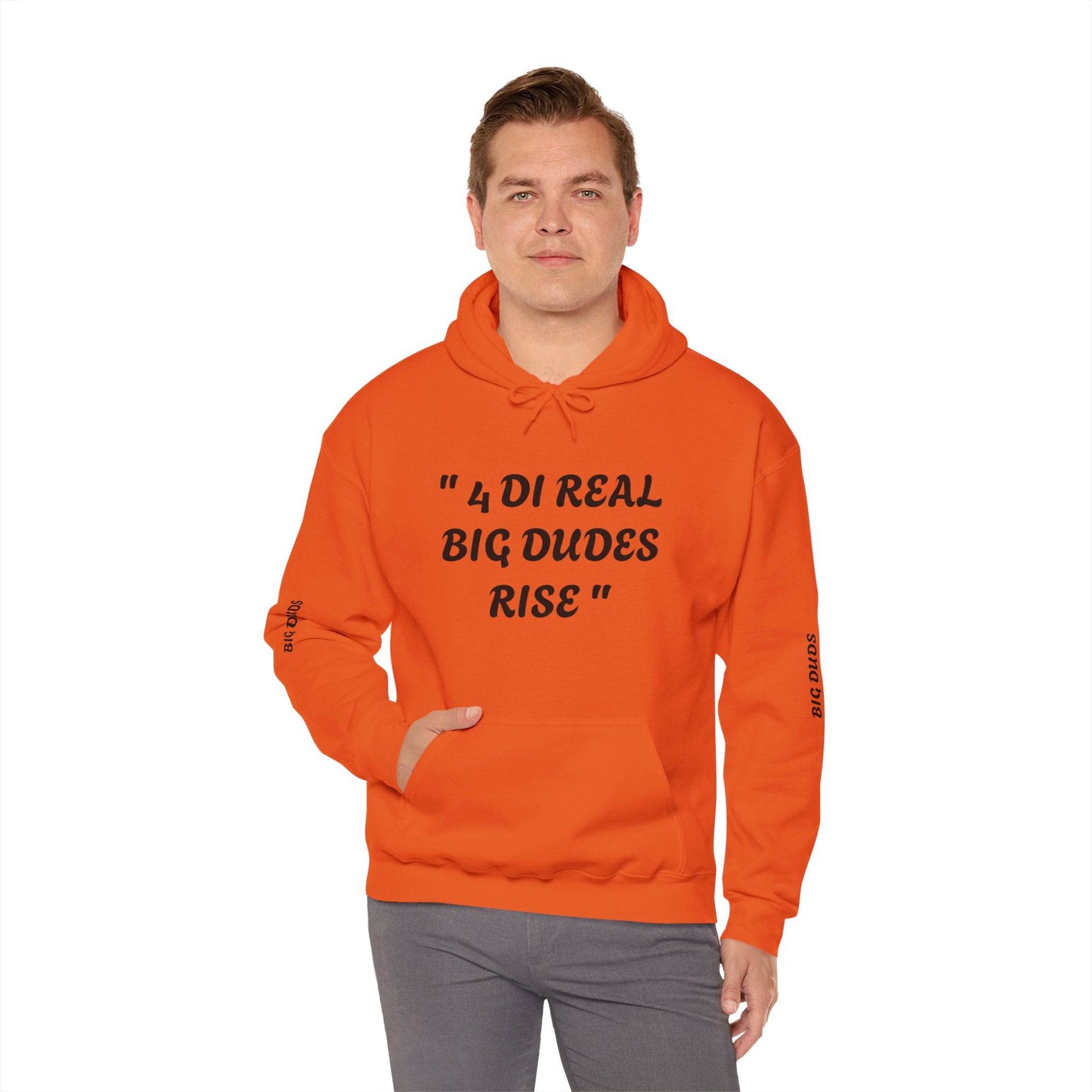 4 Di Real Big Dudes Rise Unisex Heavy Blend™ Hooded Sweatshirt - Zion Legend Fashions