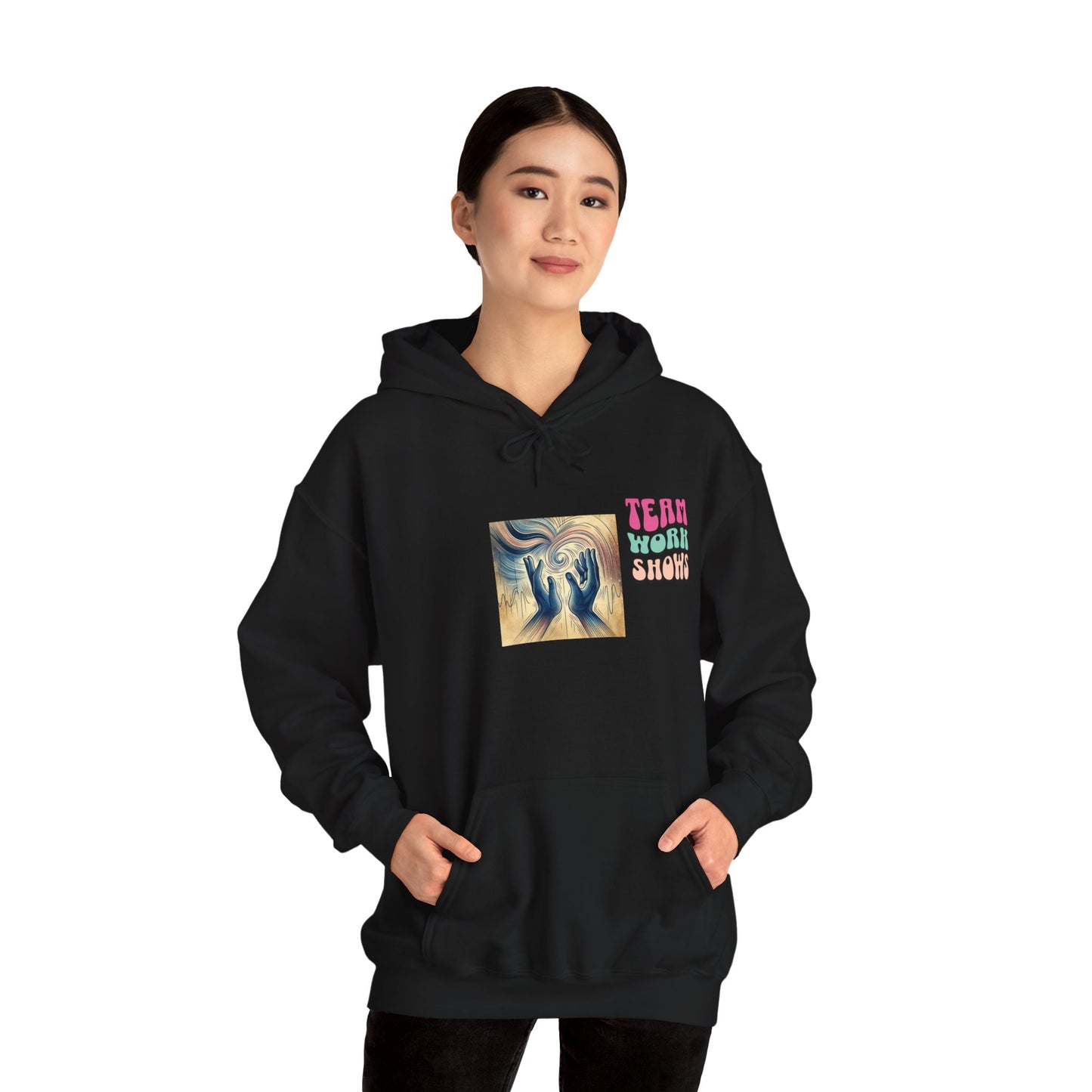 Team Work Unisex Heavy Blend™ Hooded Sweatshirt - Zion Legend Fashions