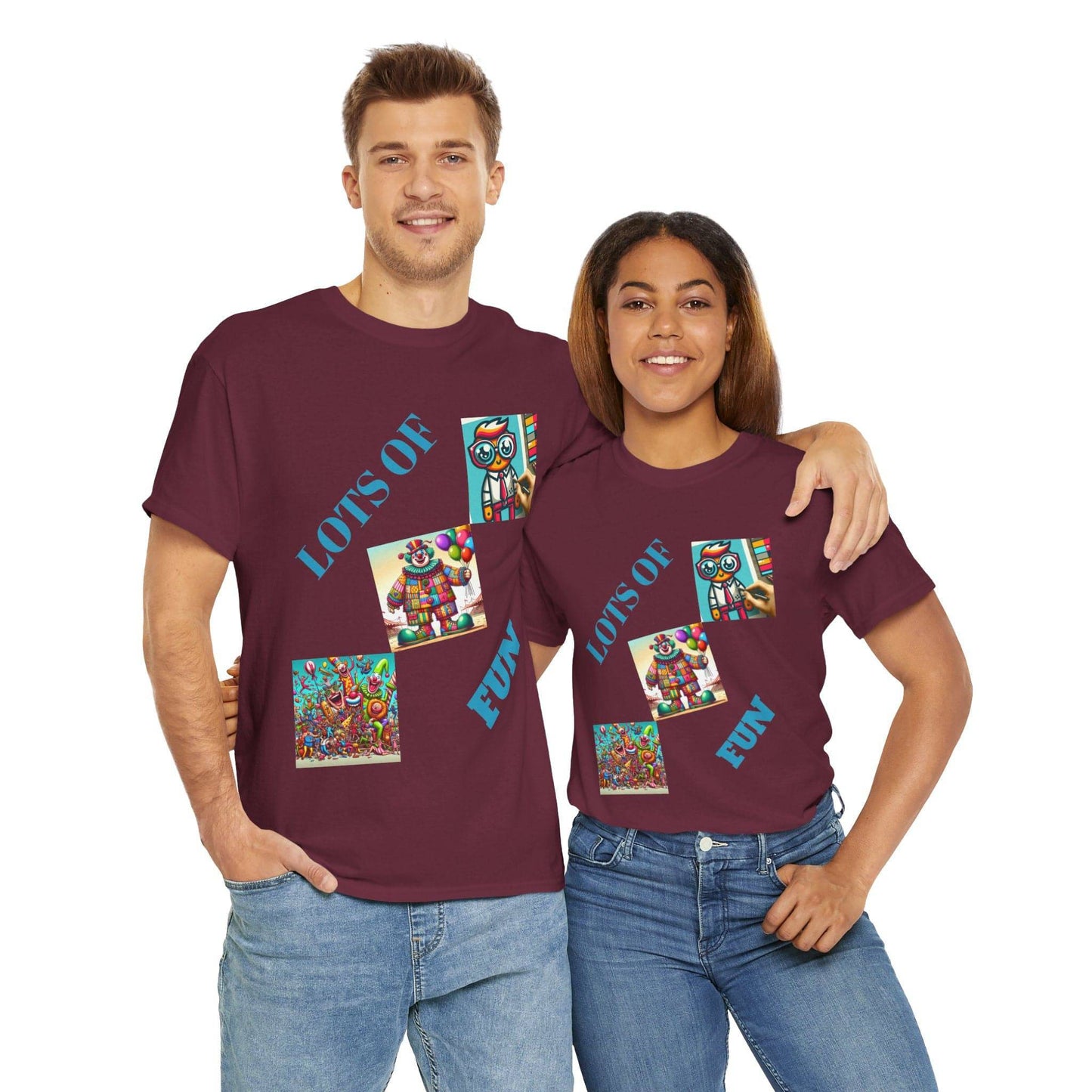 Lots of Fun Unisex  Heavy US Cotton T-Shirt - Zion Legend Fashions