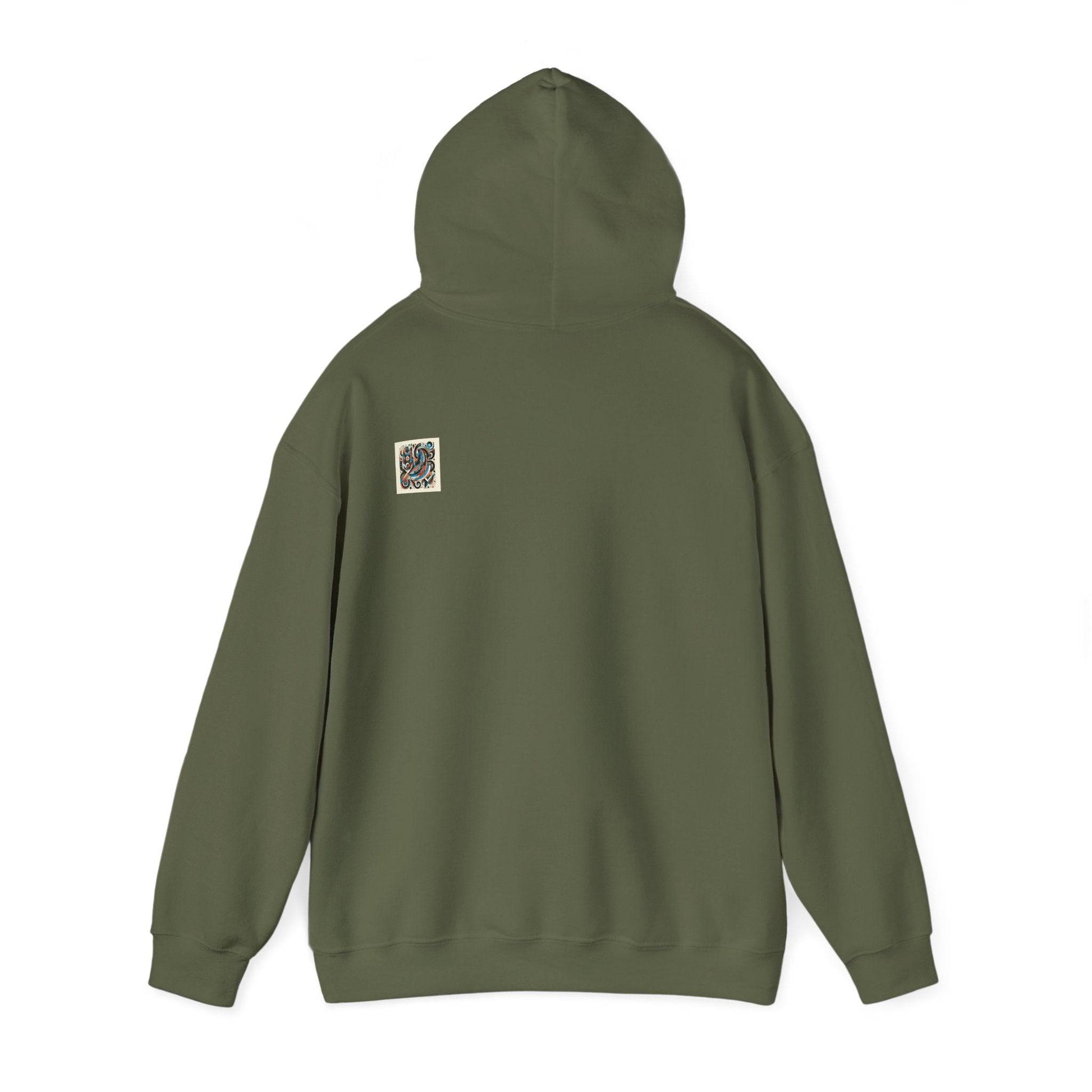 Twisted White  Unisex Heavy Blend™ Hooded Sweatshirt - Zion Legend Fashions