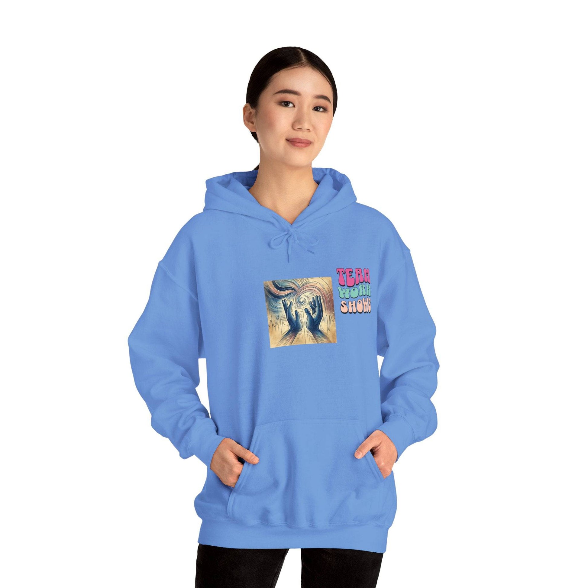 Team Work Unisex Heavy Blend™ Hooded Sweatshirt - Zion Legend Fashions