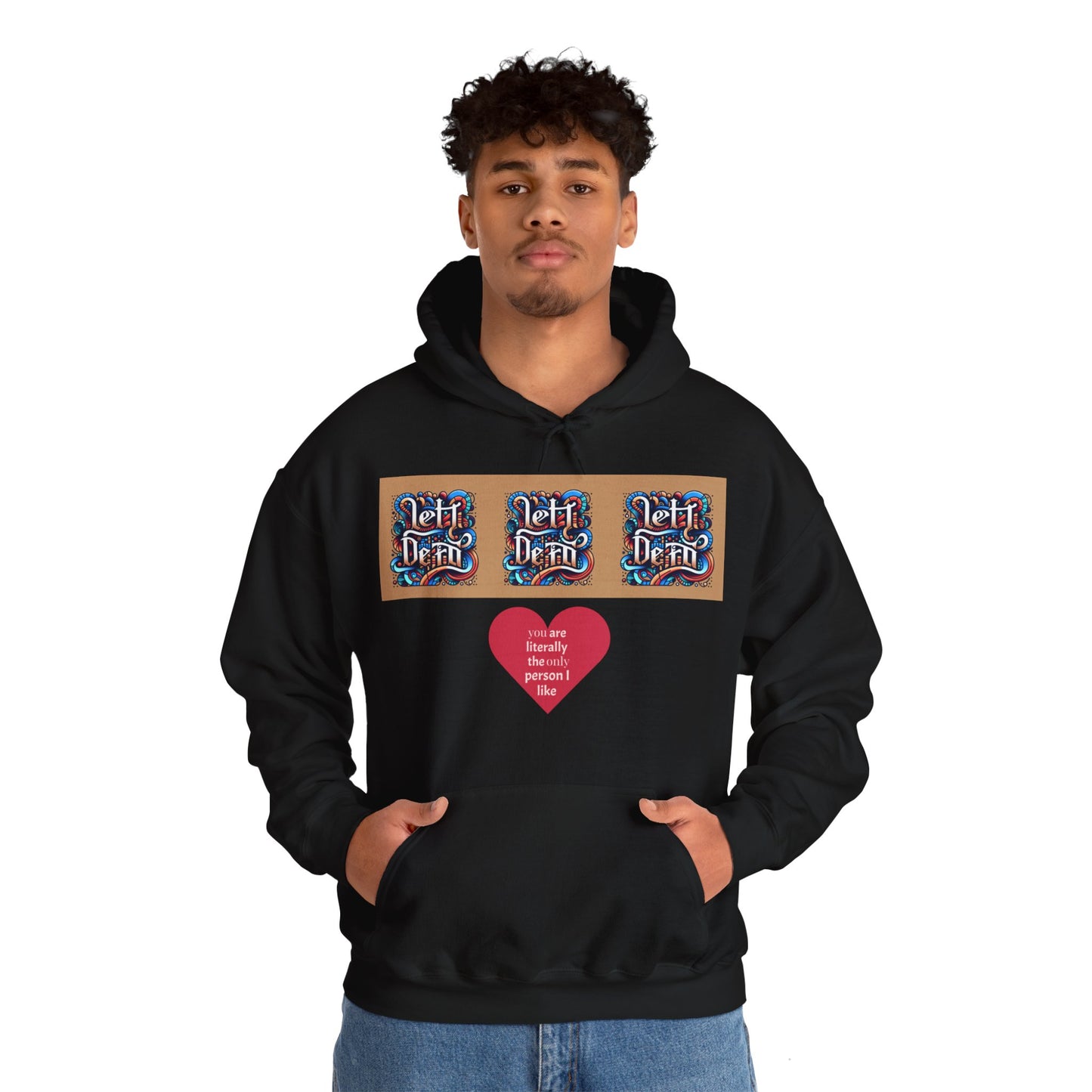 Funky Lett Unisex Heavy Blend™ Hooded Sweatshirt - Zion Legend Fashions