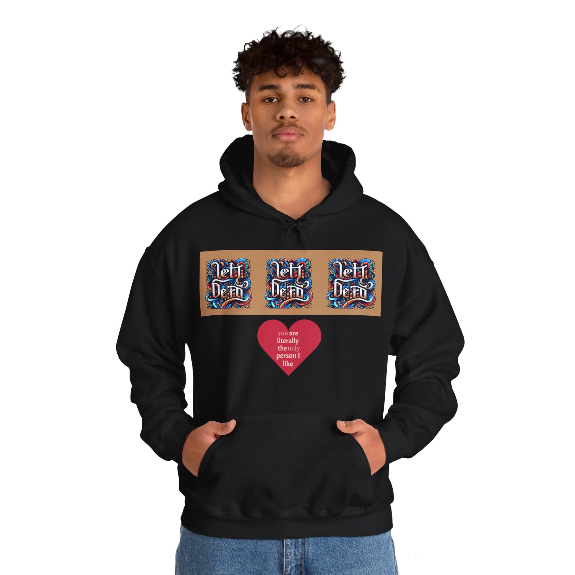Funky Lett Unisex Heavy Blend™ Hooded Sweatshirt - Zion Legend Fashions