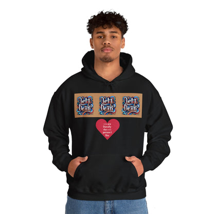 Funky Lett Unisex Heavy Blend™ Hooded Sweatshirt - Zion Legend Fashions