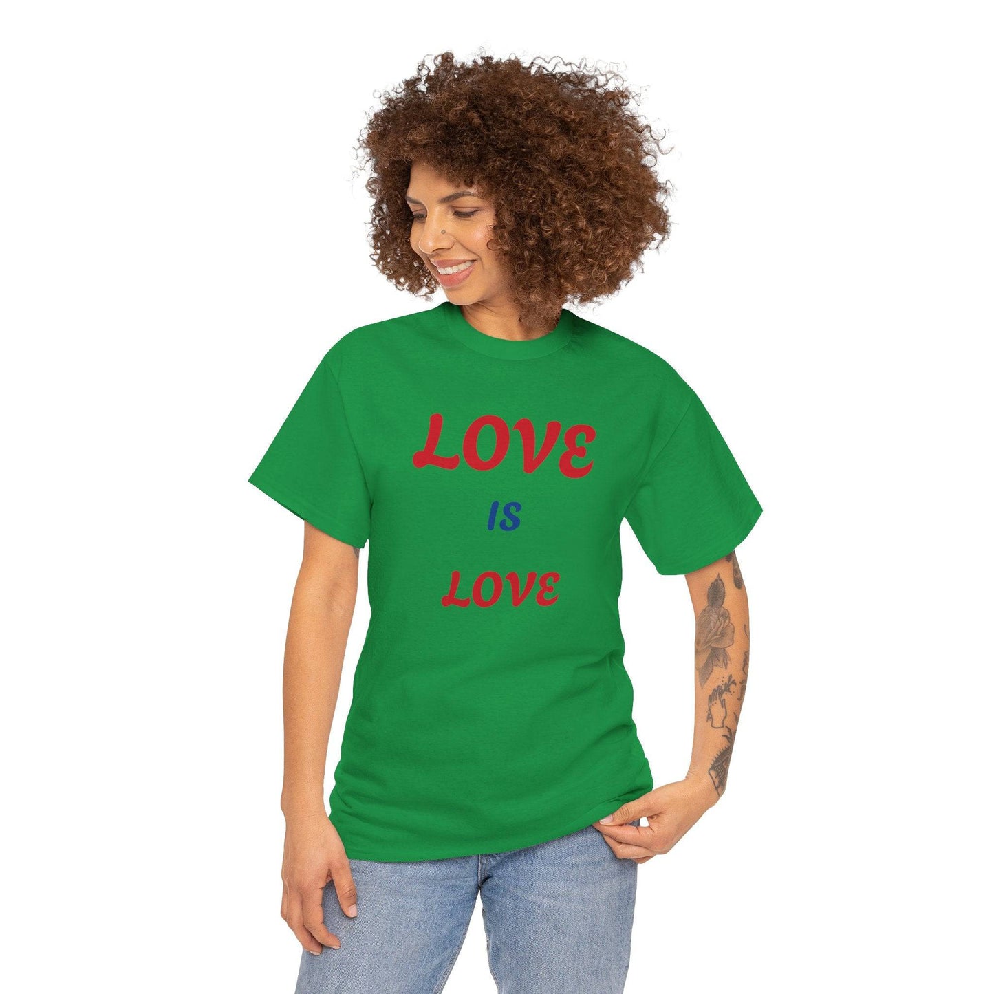 Love is Love  Heavy Cotton Tee - Zion Legend Fashions