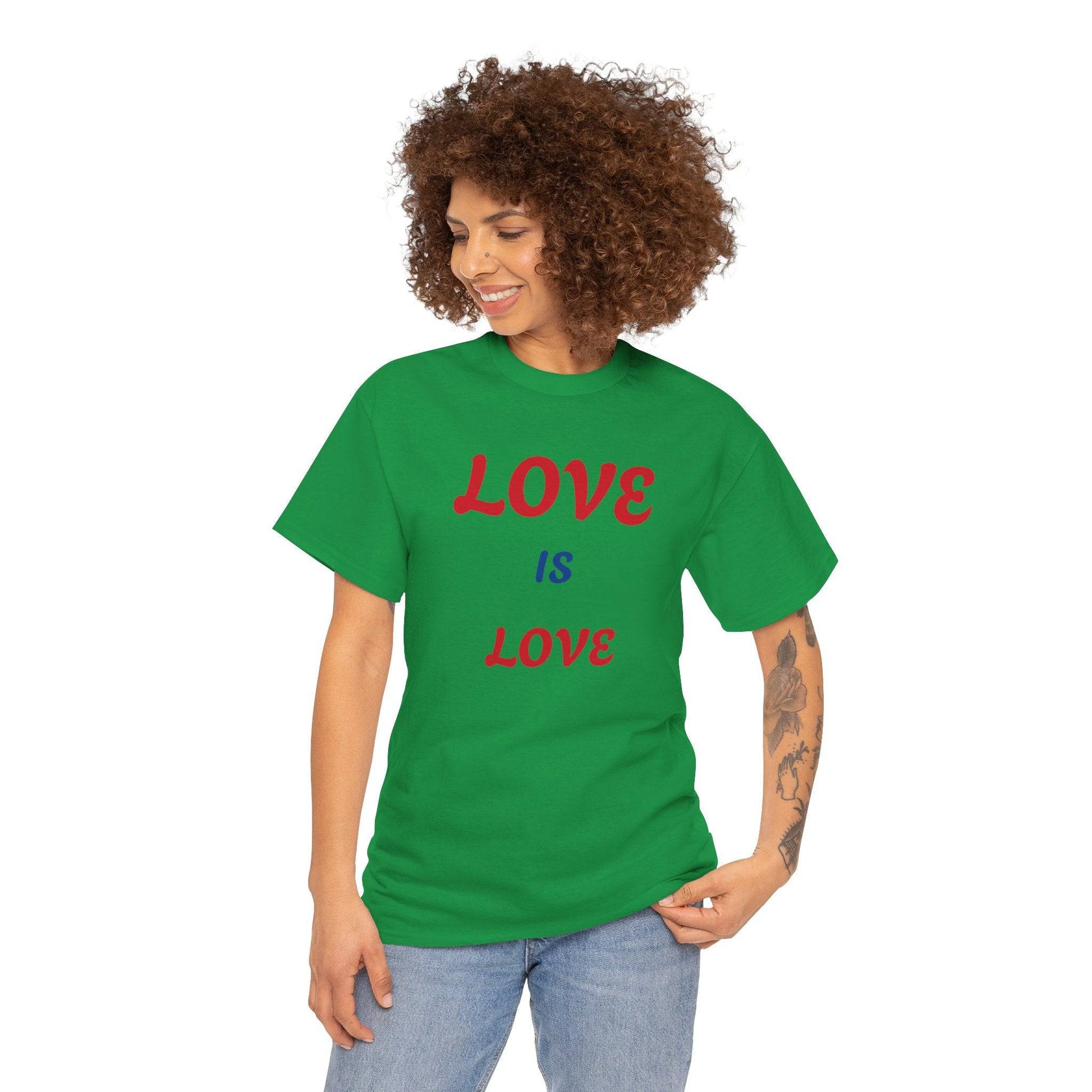 Love is Love  Heavy Cotton Tee - Zion Legend Fashions