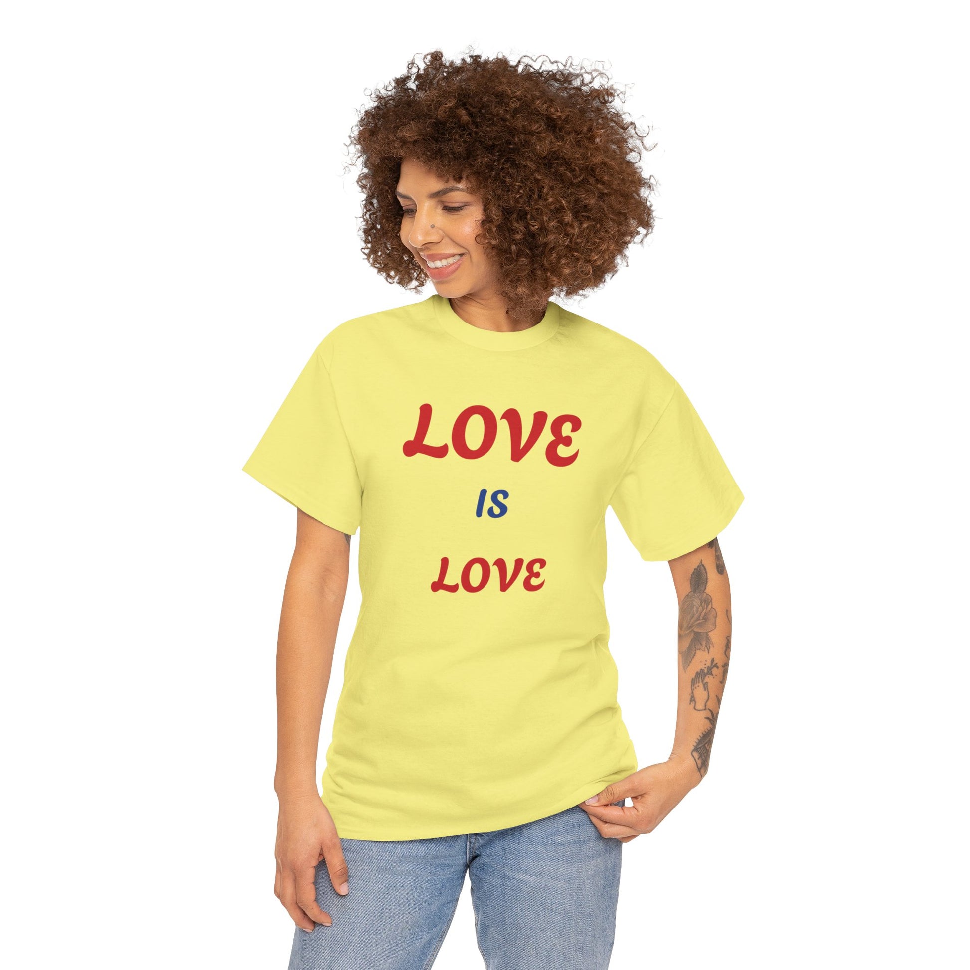 Love is Love  Heavy Cotton Tee - Zion Legend Fashions
