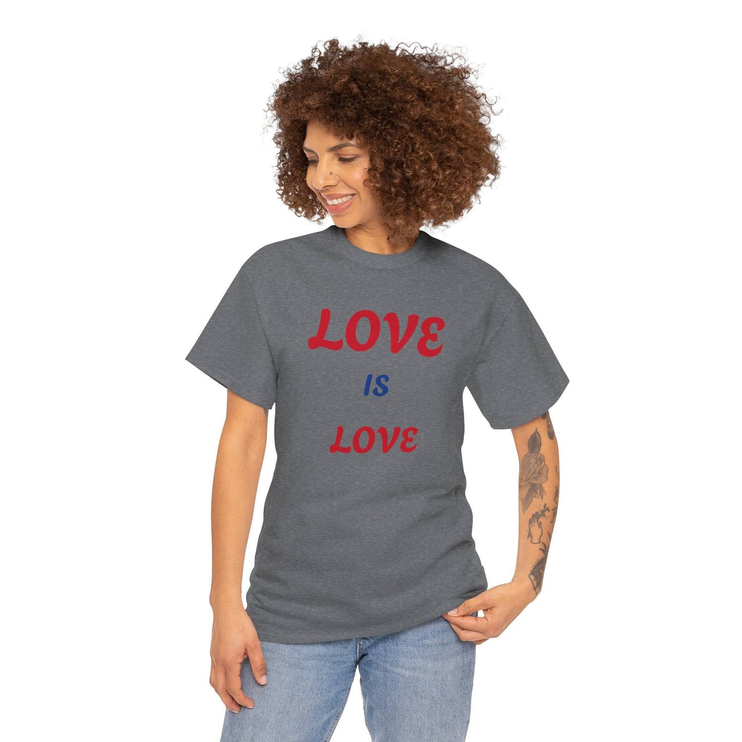 Love is Love  Heavy Cotton Tee - Zion Legend Fashions