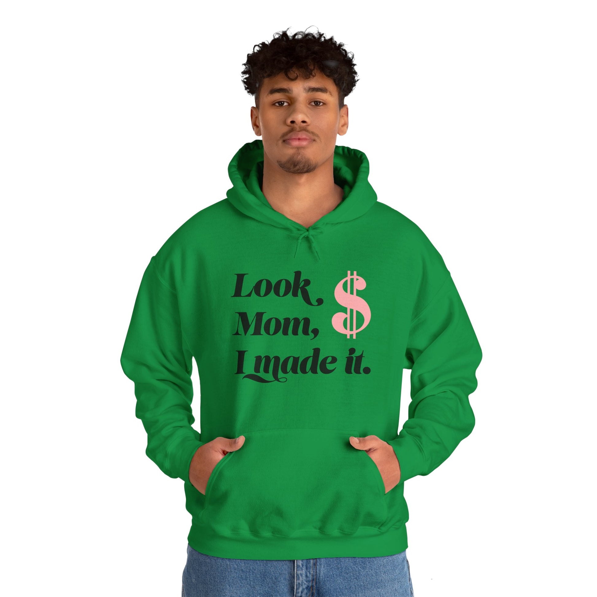 Look Mum  Unisex Heavy Blend™ Hooded Sweatshirt - Zion Legend Fashions