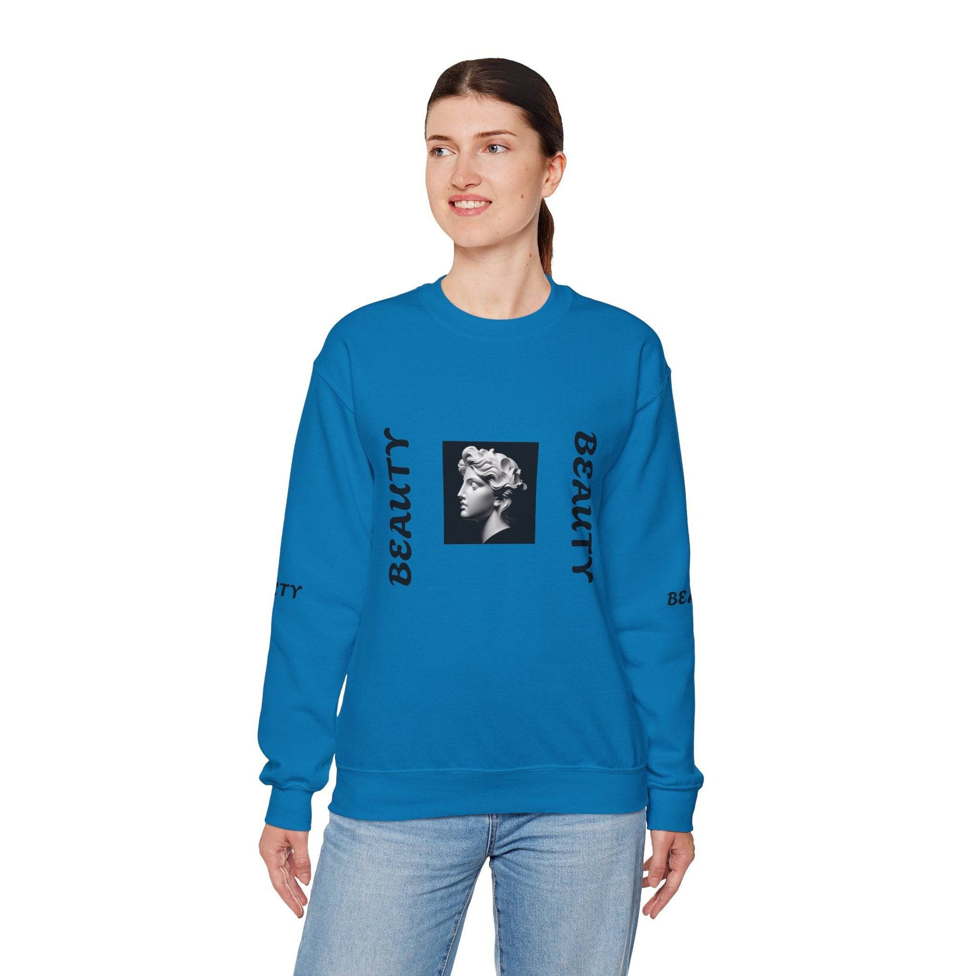 Beauty Unisex Heavy Blend™ Crewneck Sweatshirt - Zion Legend Fashions