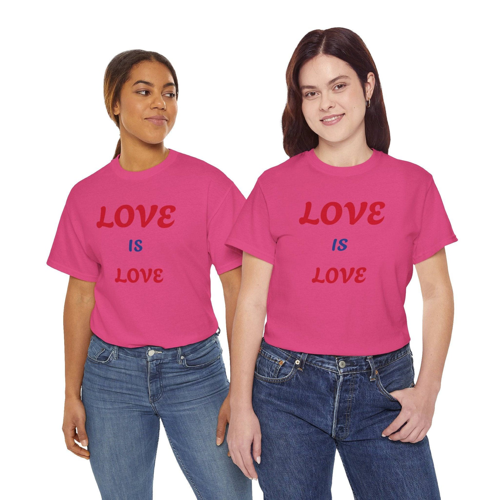 Love is Love  Heavy Cotton Tee - Zion Legend Fashions