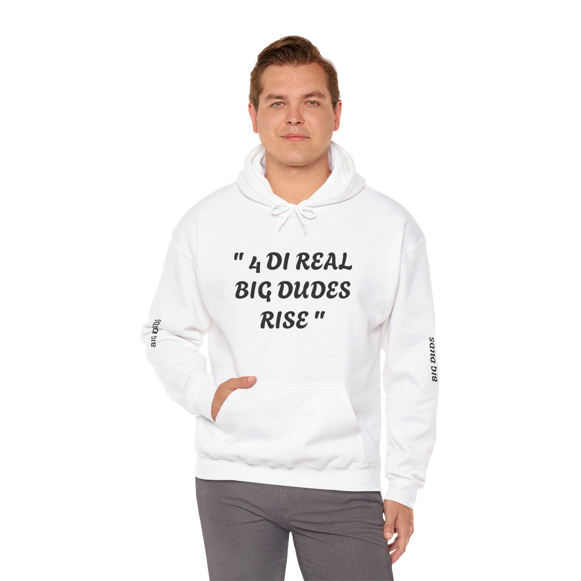 4 Di Real Big Dudes Rise Unisex Heavy Blend™ Hooded Sweatshirt - Zion Legend Fashions