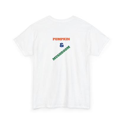 Pumpkin & Mushroom Unisex Heavy Cotton Tee - Zion Legend Fashions
