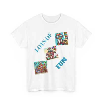 Lots of Fun Unisex  Heavy US Cotton T-Shirt - Zion Legend Fashions
