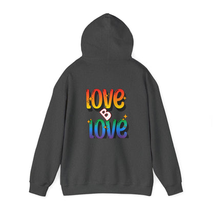 Love B Love  Vibrant colourful Unisex Heavy Hoodies sweatshirt - Zion Legend Fashions