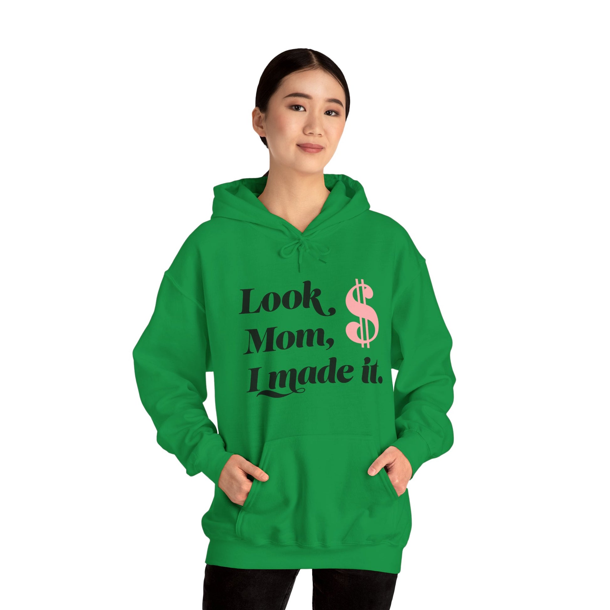 Look Mum  Unisex Heavy Blend™ Hooded Sweatshirt - Zion Legend Fashions