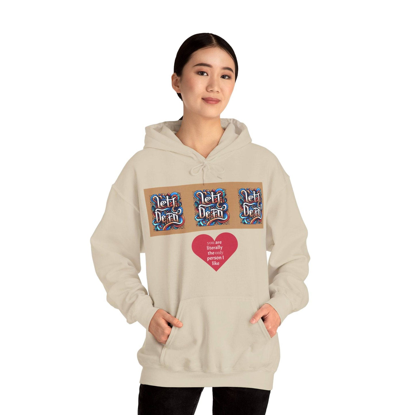 Funky Lett Unisex Heavy Blend™ Hooded Sweatshirt - Zion Legend Fashions
