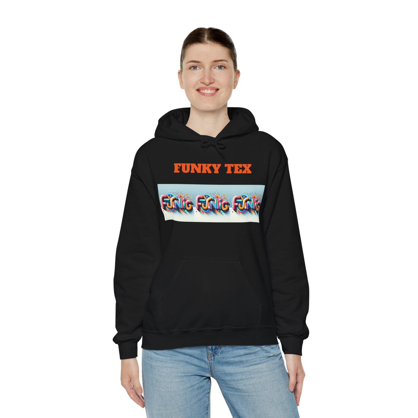 Funky Tex Unisex Heavy Blend™ Hooded Sweatshirt - Zion Legend Fashions
