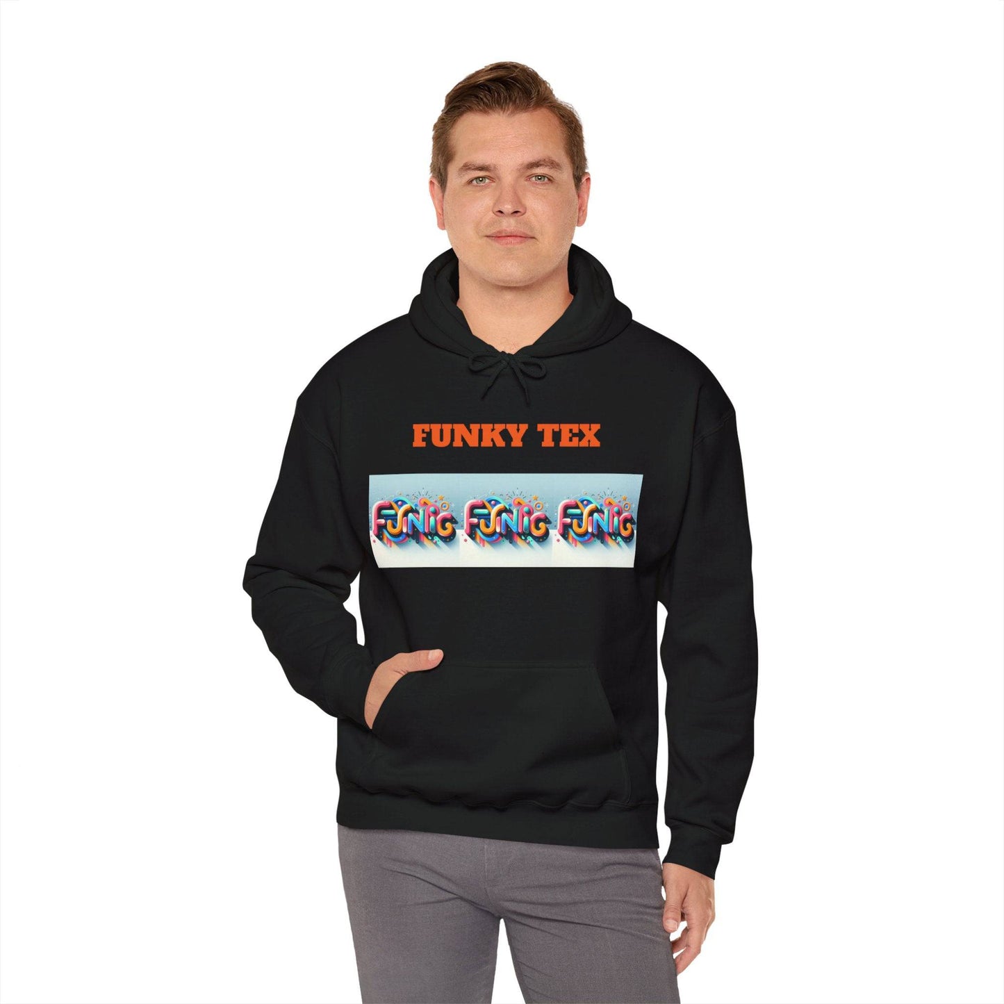 Funky Tex Unisex Heavy Blend™ Hooded Sweatshirt - Zion Legend Fashions
