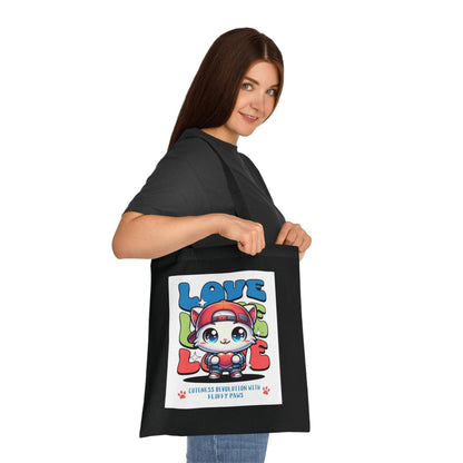 Love Bags Cotton Tote  -  Available UK and Europe Only - Zion Legend Fashions