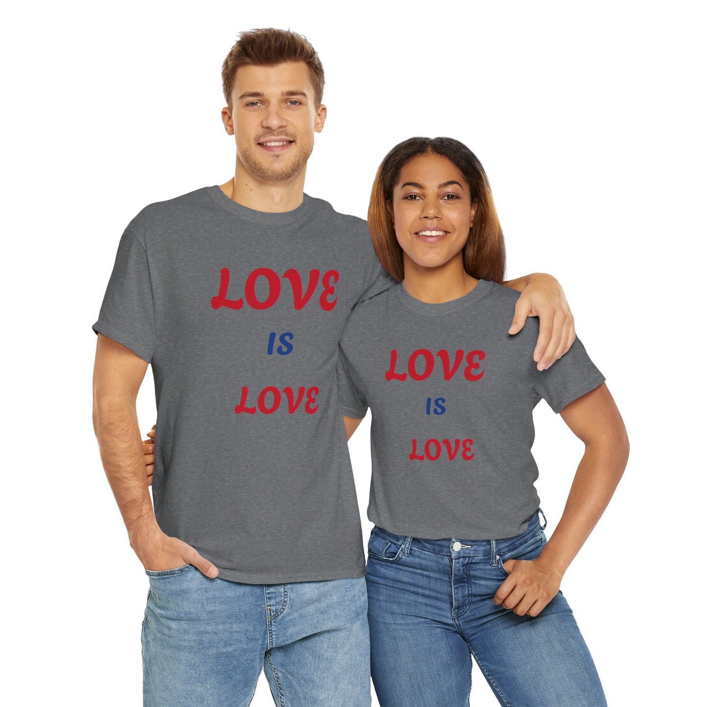 Love is Love  Heavy Cotton Tee - Zion Legend Fashions