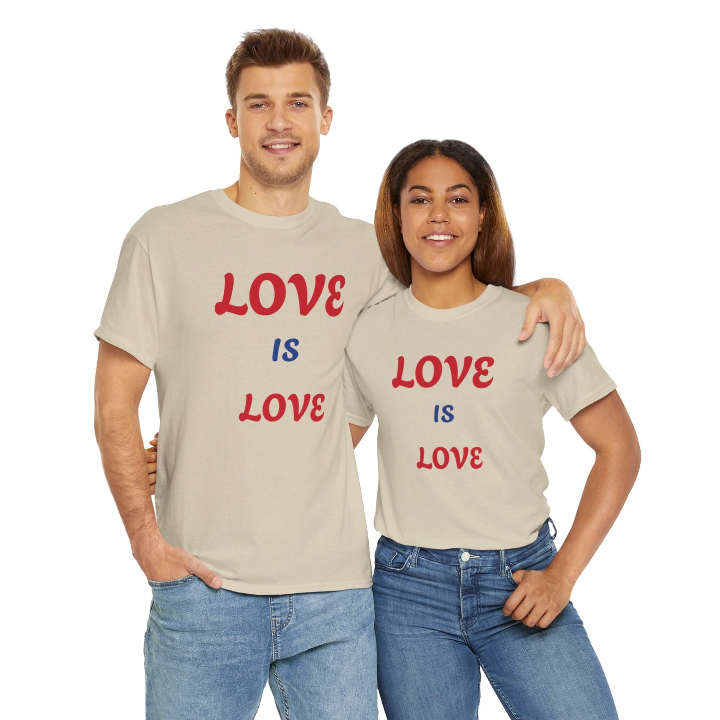 Love is Love  Heavy Cotton Tee - Zion Legend Fashions