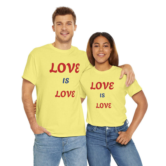 Love is Love  Heavy Cotton Tee - Zion Legend Fashions