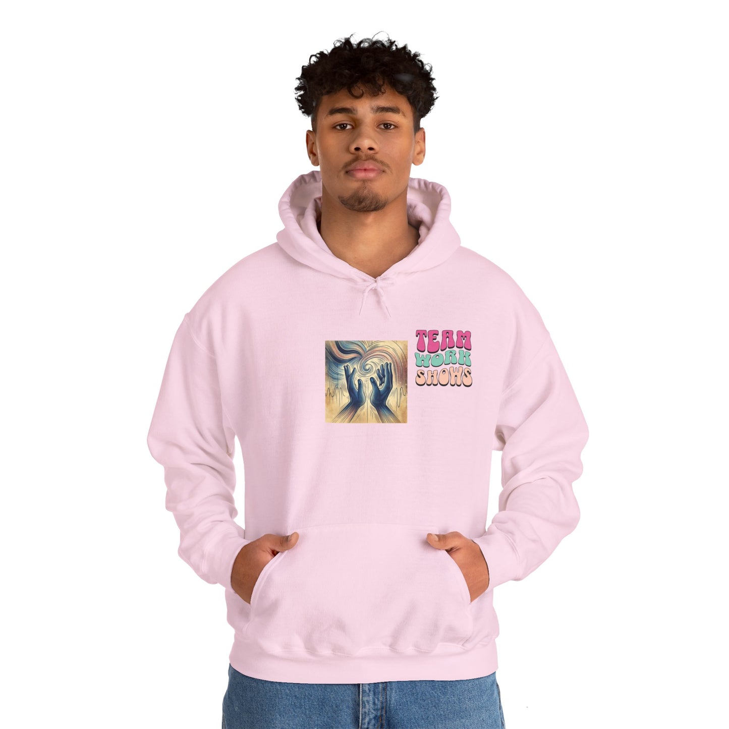 Team Work Unisex Heavy Blend™ Hooded Sweatshirt - Zion Legend Fashions
