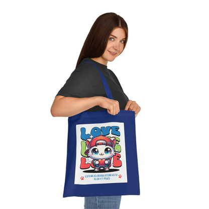 Love Bags Cotton Tote  -  Available UK and Europe Only - Zion Legend Fashions