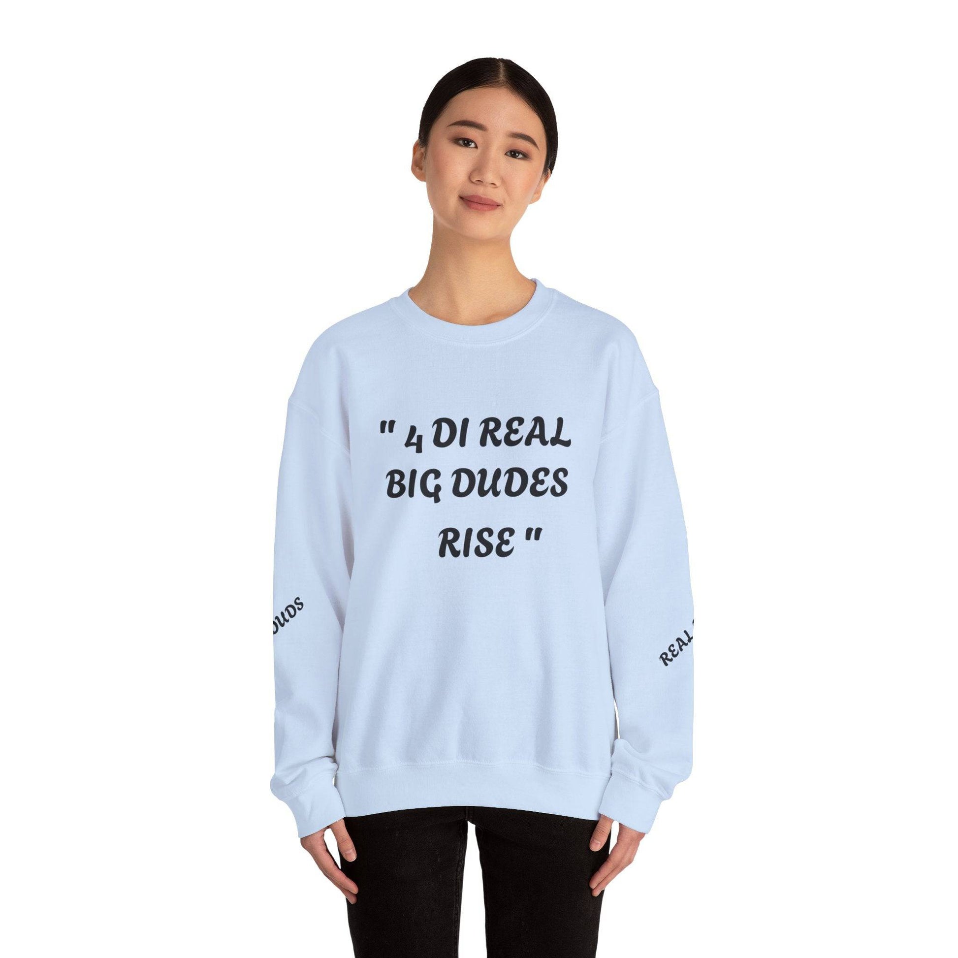 4 DI Real Big Dudes Rise Unisex Heavy Blend™ Crewneck Sweatshirt - Zion Legend Fashions