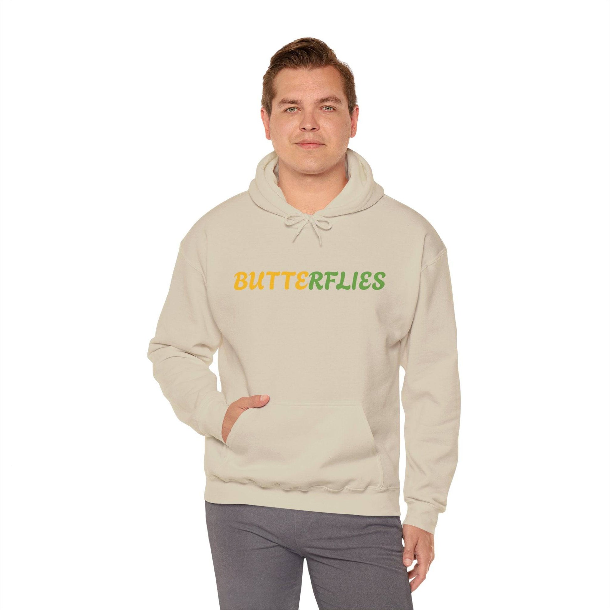 Butterflies Unisex Heavy Blend™ Hooded Sweatshirt - Zion Legend Fashions