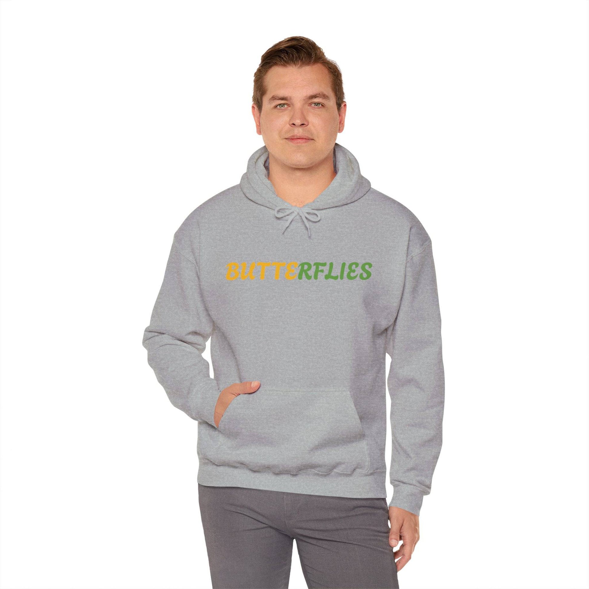 Butterflies Unisex Heavy Blend™ Hooded Sweatshirt - Zion Legend Fashions