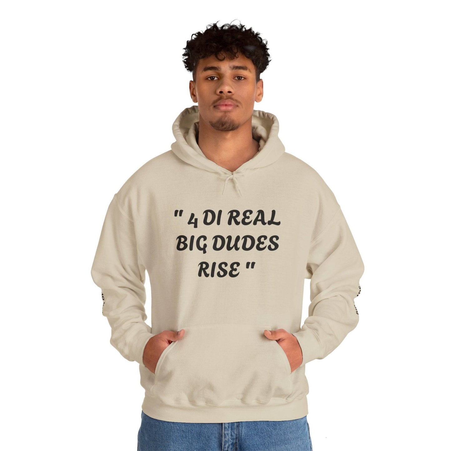 4 Di Real Big Dudes Rise Unisex Heavy Blend™ Hooded Sweatshirt - Zion Legend Fashions