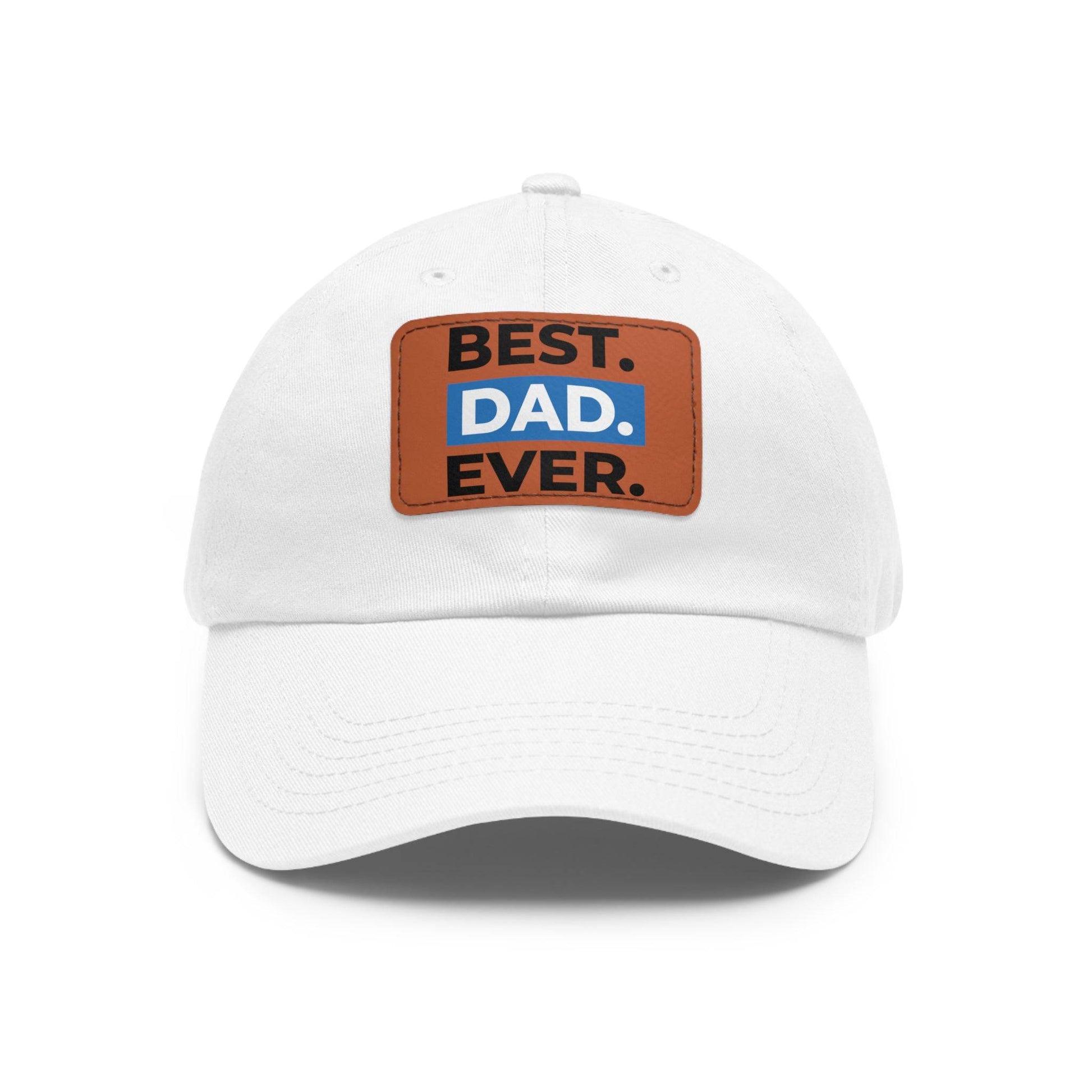 Dad Hat with Leather Patch (Rectangle)  -  Available USA Only - Zion Legend Fashions