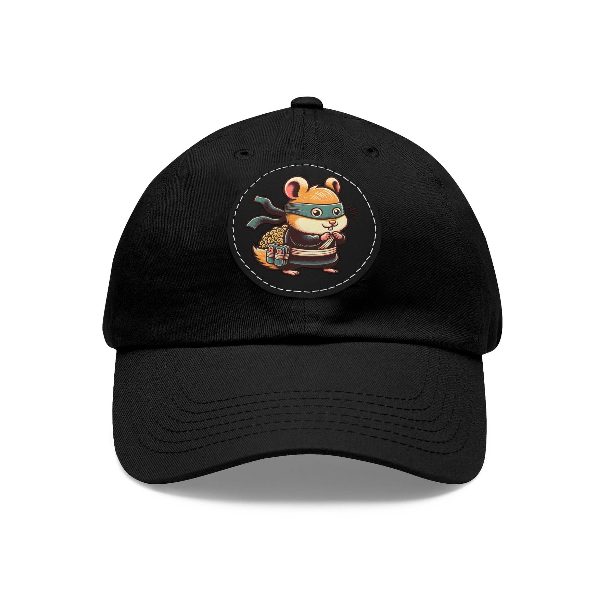 Tricky Mouse Dad Hat with Leather Patch (Round)  -  Available USA Only - Zion Legend Fashions