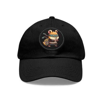 Tricky Mouse Dad Hat with Leather Patch (Round)  -  Available USA Only - Zion Legend Fashions
