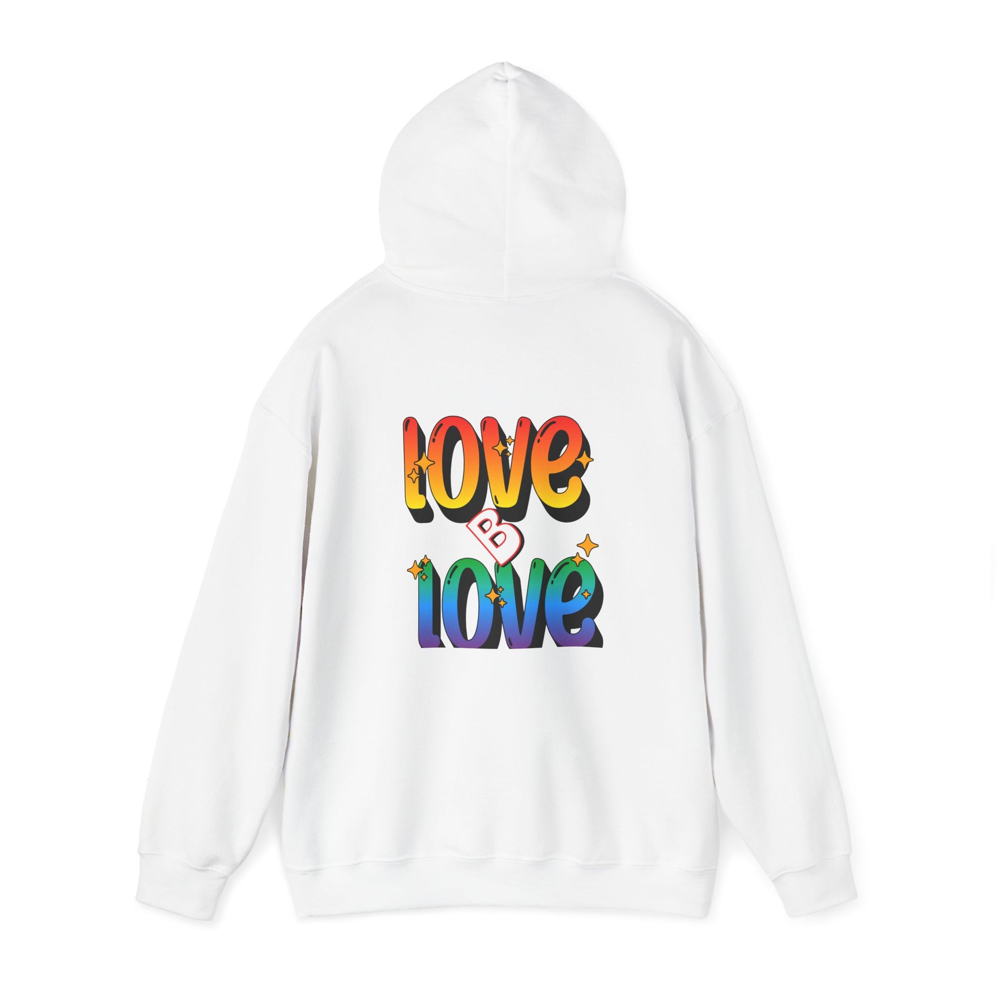 Love B Love  Vibrant colourful Unisex Heavy Hoodies sweatshirt - Zion Legend Fashions