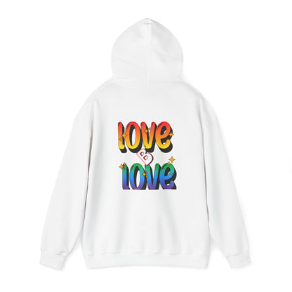 Love B Love  Vibrant colourful Unisex Heavy Hoodies sweatshirt - Zion Legend Fashions
