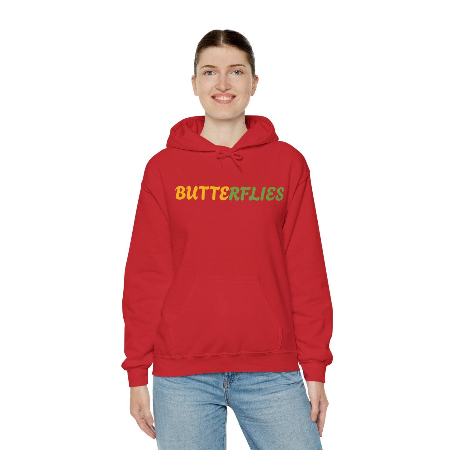 Butterflies Unisex Heavy Blend™ Hooded Sweatshirt - Zion Legend Fashions