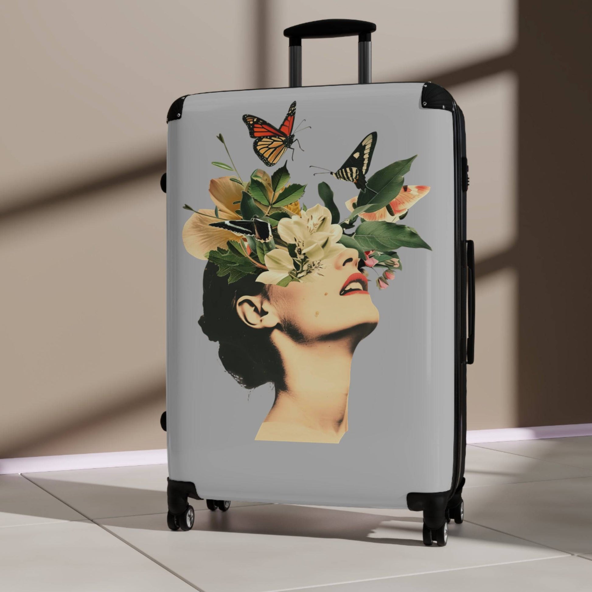 Flower Suitcase  -  Available in UK Only - Zion Legend Fashions