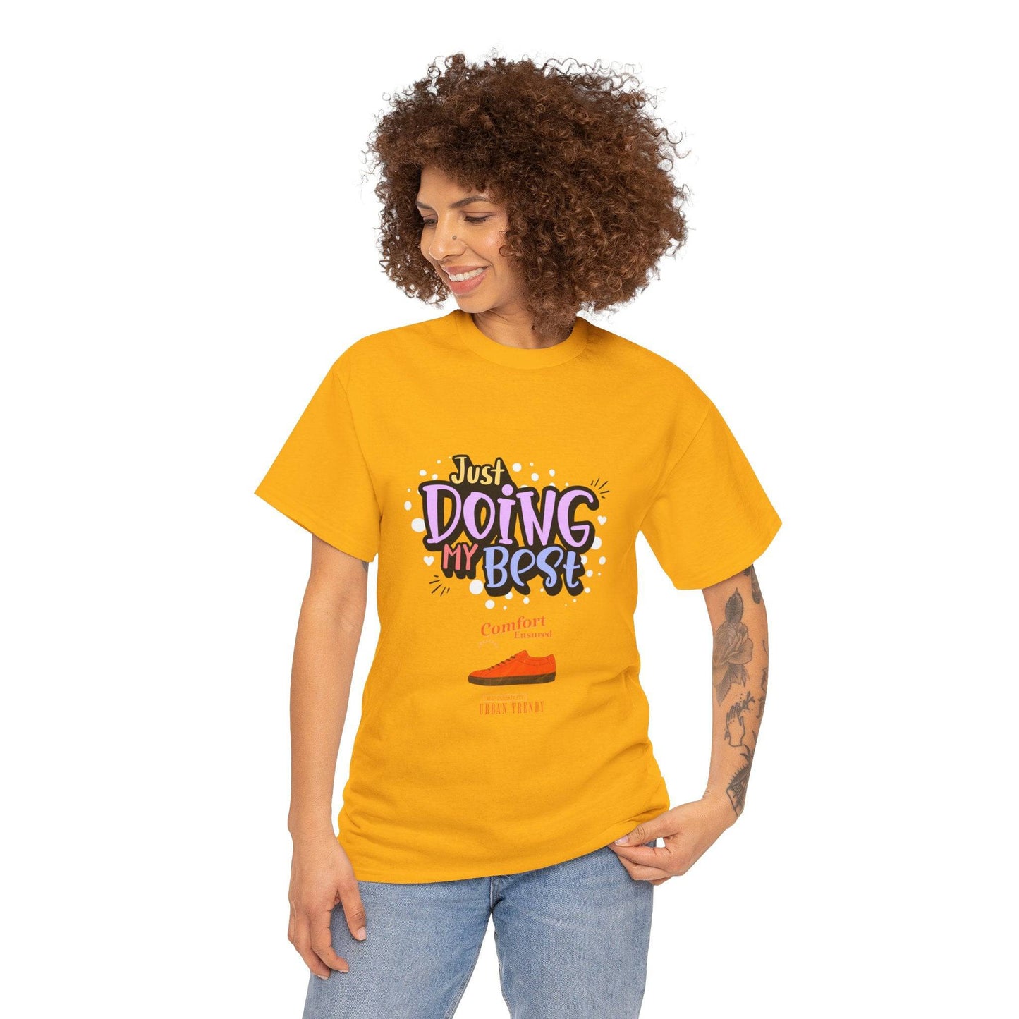 Just doing my best T-shirts Unisex Heavy Cotton Tee - Zion Legend Fashions