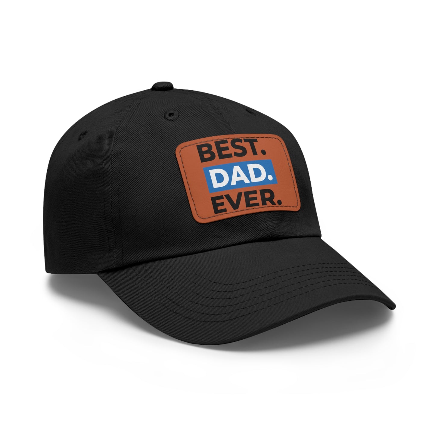 Dad Hat with Leather Patch (Rectangle)  -  Available USA Only - Zion Legend Fashions