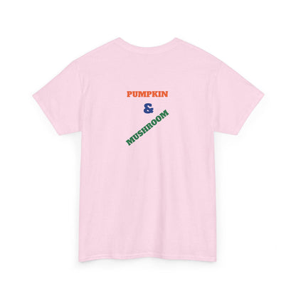 Pumpkin & Mushroom Unisex Heavy Cotton Tee - Zion Legend Fashions
