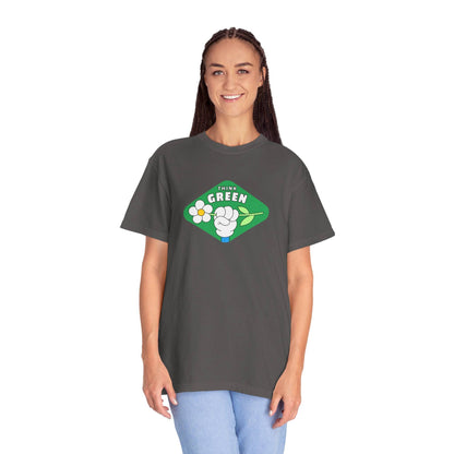 Think Green Unisex Garment-Dyed T-shirt - Zion Legend Fashions