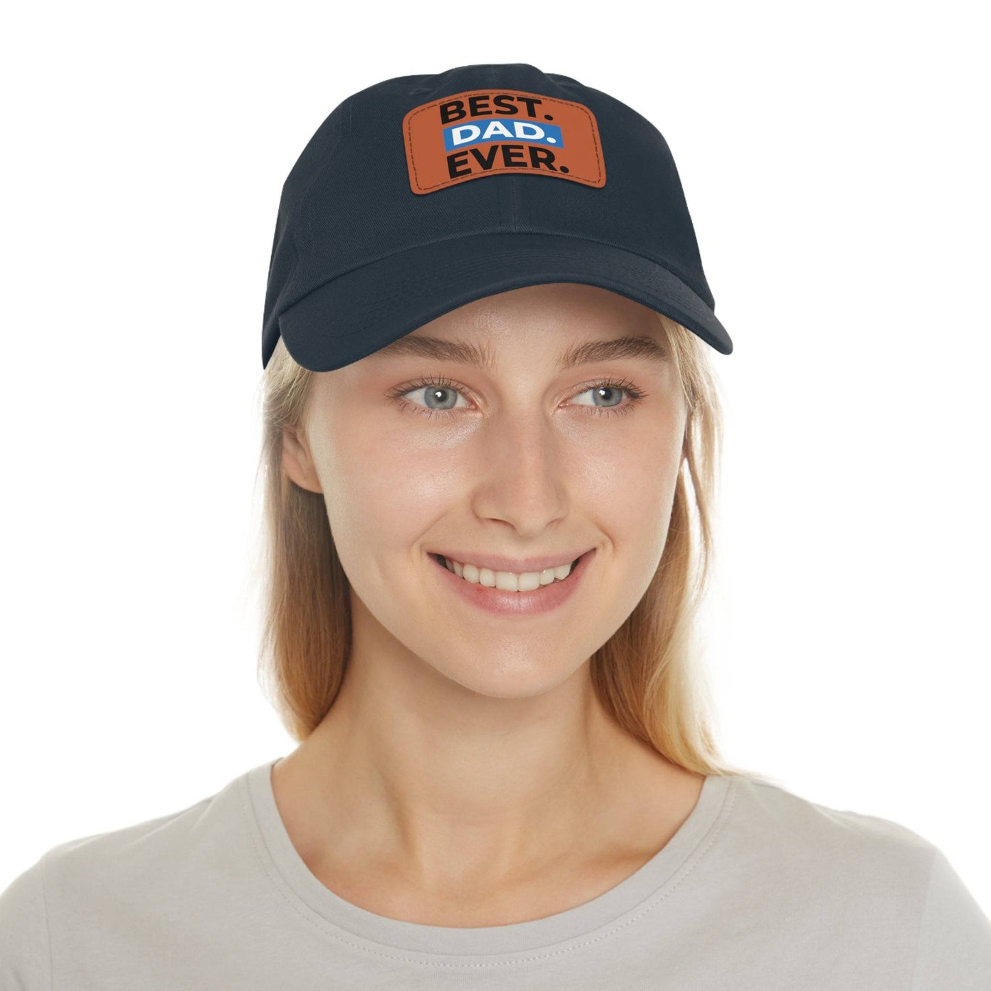 Dad Hat with Leather Patch (Rectangle)  -  Available USA Only - Zion Legend Fashions