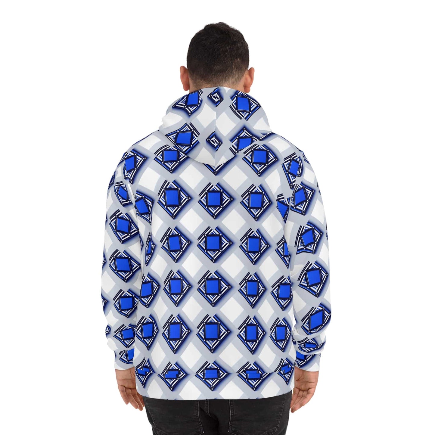 ZLF Blue Square Adult's Fashion Hoodie - Zion Legend Fashions