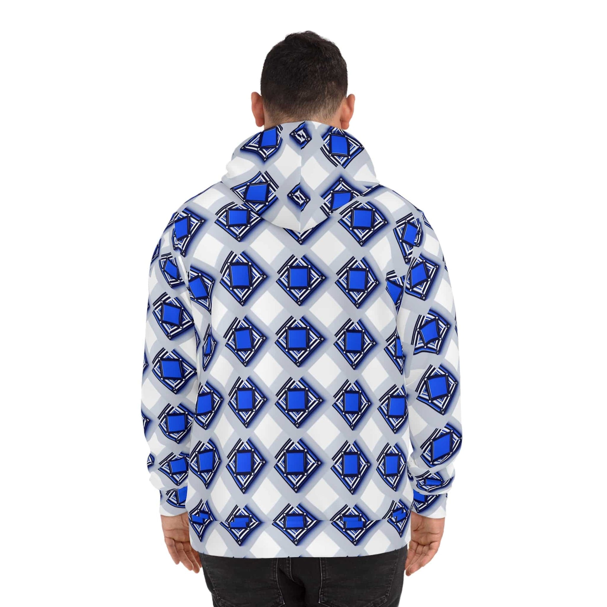 ZLF Blue Square Adult's Fashion Hoodie - Zion Legend Fashions