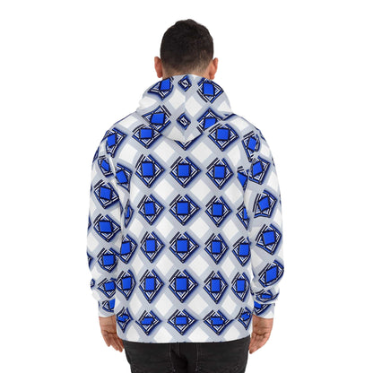 ZLF Blue Square Adult's Fashion Hoodie - Zion Legend Fashions